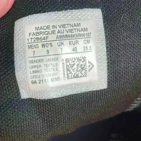 Out of Stock!  Converse Chuck Taylor All Star High M 7 W 9 - Picture 9 of 10